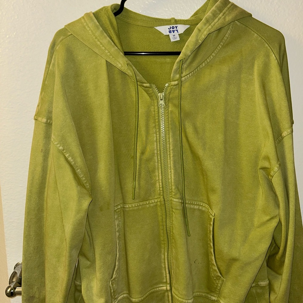 Joy Rich Olive Green Hoodie
